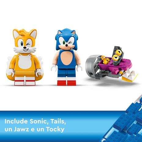 LEGO Sonic the Hedgehog 76997 L’Aeroscafo delle Avventure di Tails, Barca Giocattolo con 4 Personaggi, Giochi per Bambini 8+ - 6