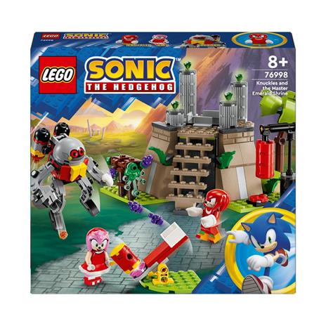 LEGO Sonic the Hedgehog 76998 Knuckles e il Santuario del Master Emerald, Set con Alloggio e Personaggi, Gioco per Bambini 8+