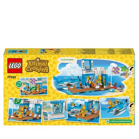 LEGO Animal Crossing 77051 In Volo con la Dodo Airlines, Aeroporto e Aereo Giocattolo con 2 Personaggi, Giochi per Bambini 7+ - 8