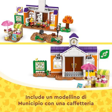 LEGO Animal Crossing 77052 Concerto in Piazza con K.K., Casa Giocattolo, Caffè e Veicolo da Costruire, Giochi per Bambini 7+ - 3