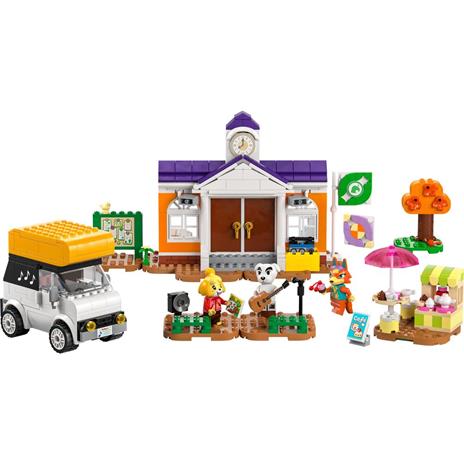 LEGO Animal Crossing 77052 Concerto in Piazza con K.K., Casa Giocattolo, Caffè e Veicolo da Costruire, Giochi per Bambini 7+ - 7