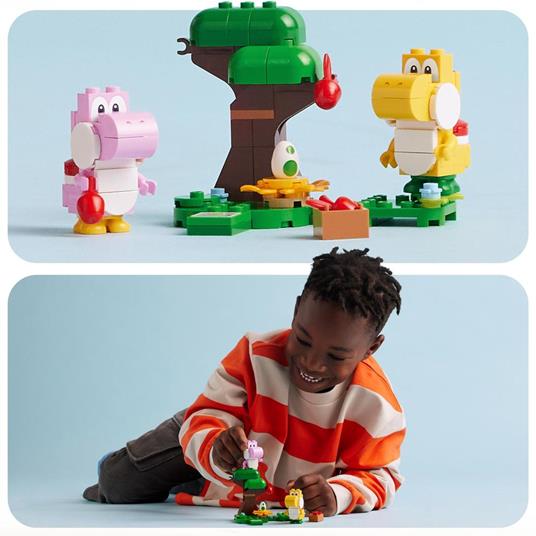 LEGO Super Mario 71428 Pack di Espansione Yoshi nella Foresta Fuovolosa, Giochi per Bambini di 6+ con 2 Personaggi Giocattolo - 2