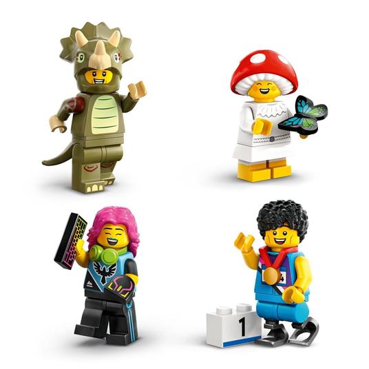 LEGO 71045 Minifigures Serie 25, Personaggi da Collezione, Idea Regalo per Bambini  5+ Anni, Scatola con 1 di 12 Figure a Caso - LEGO - Minifigures - Generici  - Giocattoli