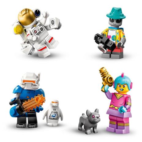 LEGO Minifigures 71046 Serie 26 Spazio, Scatola con 1 di 12 Personaggi Giocattolo a Caso da Collezione Giochi per Bambini 5+ - 5