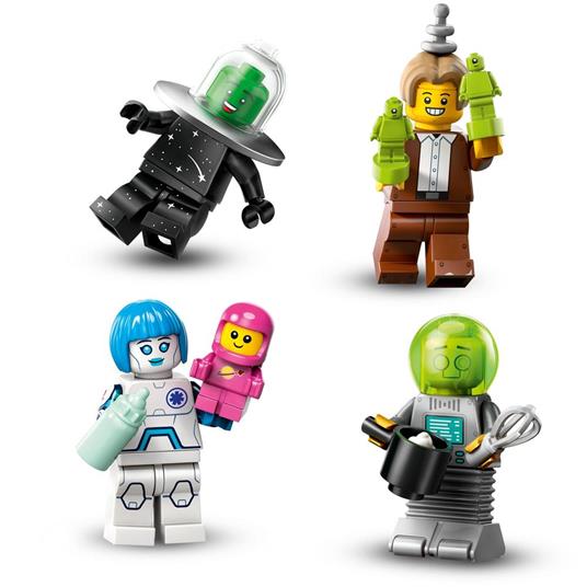 LEGO Minifigures 71046 Serie 26 Spazio, Scatola con 1 di 12 Personaggi Giocattolo a Caso da Collezione Giochi per Bambini 5+ - 4