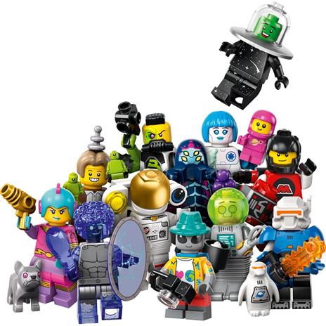 LEGO Minifigures 71046 Serie 26 Spazio, Scatola con 1 di 12 Personaggi Giocattolo a Caso da Collezione Giochi per Bambini 5+ - 5