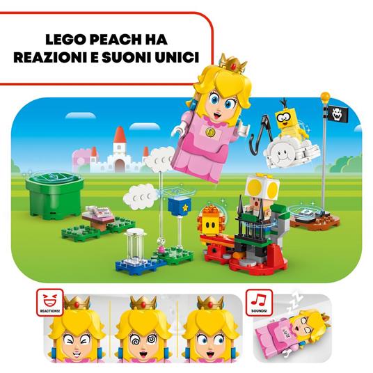 LEGO Super Mario 71441 Avventure di LEGO Peach Interattiva, Giocattolo con Personaggi e Principessa Nintendo per Bambini 6+ - 3