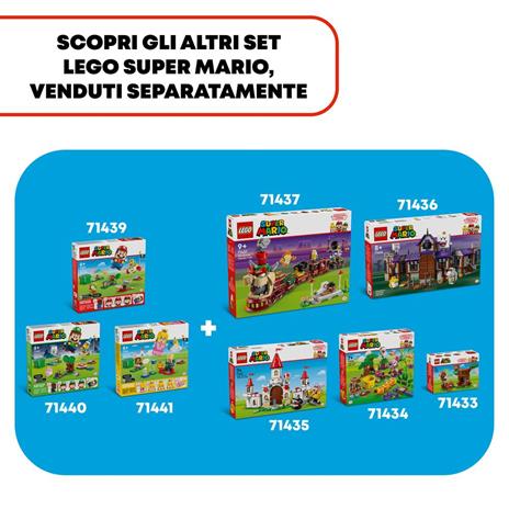 LEGO Super Mario 71441 Avventure di LEGO Peach Interattiva, Giocattolo con Personaggi e Principessa Nintendo per Bambini 6+ - 6