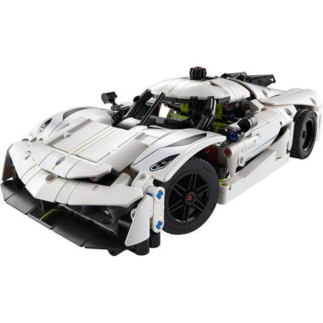 LEGO Technic 42184 Hypercar Koenigsegg Jesko Absolut Bianca, Macchina Giocattolo da Costruire, Modellino di Auto Bambini 10+ - 7