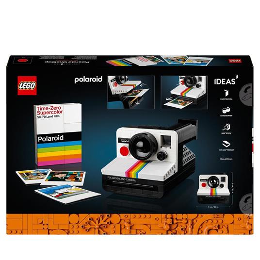 LEGO Ideas Fotocamera Polaroid OneStep SX-70 21345 Modellismo da Costruire  per Adulti, Regali Creativi, Oggetti da Collezione - LEGO - LEGO Ideas -  Set mattoncini - Giocattoli