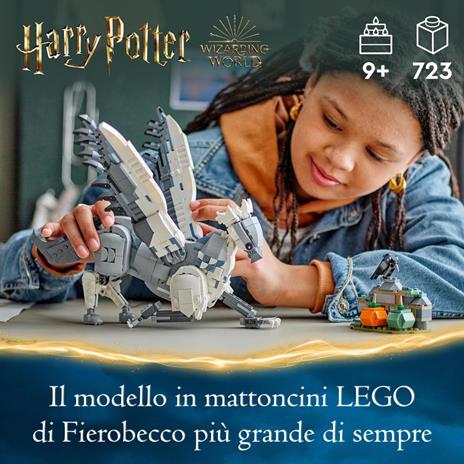 LEGO Harry Potter 76427 Fierobecco, Ippogrifo Giocattolo da Costruire con Parti Snodabili da Collezione, Giochi per Bambini 9+ - 2