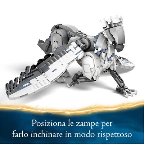 LEGO Harry Potter 76427 Fierobecco, Ippogrifo Giocattolo da Costruire con Parti Snodabili da Collezione, Giochi per Bambini 9+ - 5