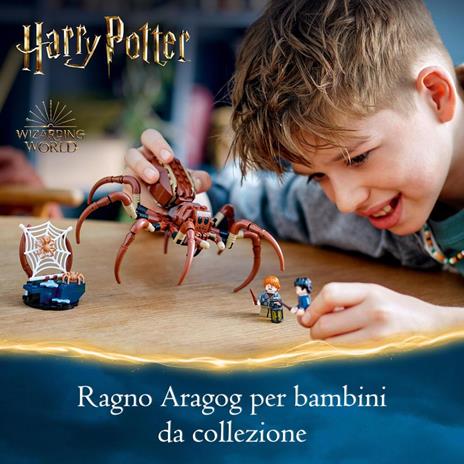 LEGO Harry Potter 76434 Aragog nella Foresta Proibita, Ragno Giocattolo con Parti Snodabili, Giochi di Magia per Bambini 7+ - 2