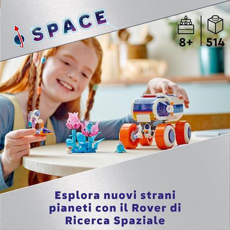 LEGO Friends 42602 Rover di Ricerca Spaziale, Giochi Scientifici per Bambini 8+ con Veicolo, 2 Mini Bamboline, Cane e Alieni - 2