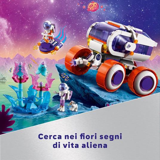 LEGO Friends 42602 Rover di Ricerca Spaziale, Giochi Scientifici per Bambini 8+ con Veicolo, 2 Mini Bamboline, Cane e Alieni - 3