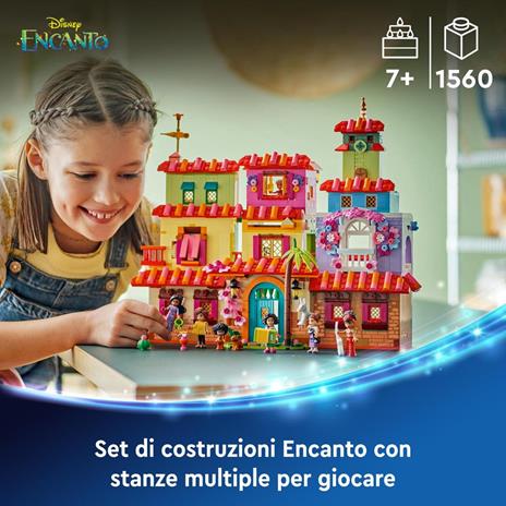 LEGO | Disney 43245 La Magica Casa dei Madrigal, Casa di Encanto Giocattolo da Costruire, Giochi Bambini 7+ con 7 Personaggi - 2