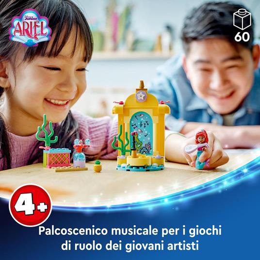 LEGO | Disney 43235 Il Palcoscenico Musicale di Ariel, Giochi Creativi per Bambini 4+ con 2 Personaggi Iconici, Idea Regalo - 2