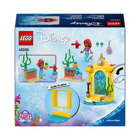 LEGO | Disney 43235 Il Palcoscenico Musicale di Ariel, Giochi Creativi per Bambini 4+ con 2 Personaggi Iconici, Idea Regalo - 9