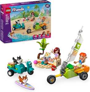 Giocattolo LEGO Friends 42641 Avventure Canine su Windskate e Sidecar, Giochi di Ruolo per Bambine 6+ con Personaggi e Cani Giocattolo LEGO