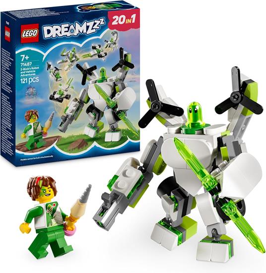 LEGO DREAMZzz (71487). Le avventure del robot e del veicolo di Z-Blob