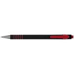 Penna a sfera a scatto Q-Connect Lamda 0,7 mm rosso KF00671 (Conf.12)