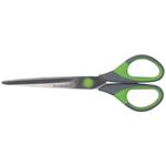 Forbici Q-Connect Softgrip lame simmetriche grigio/verde 17,5 cm E-35271 IA