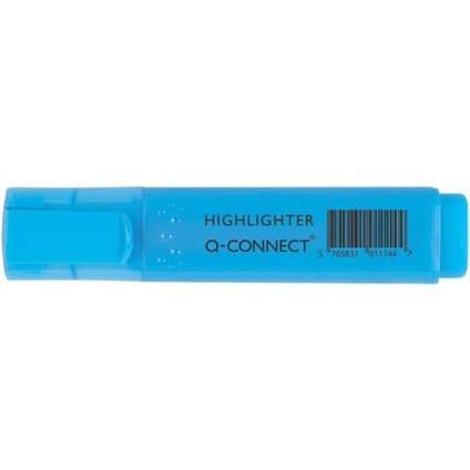 Evidenziatore Q-Connect 1,5-2 mm blu  KF01114 (Conf.10)