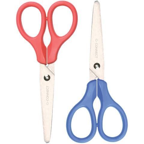 Forbici per bricolage Q-Connect rosso e blu 13,5 cm E-KF01229 IA