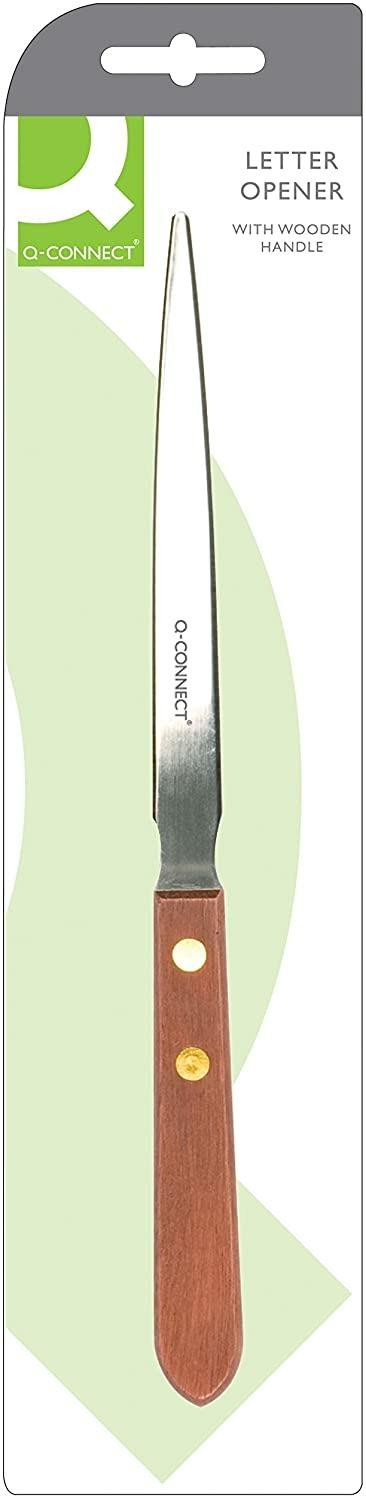 Westcott E-29694 00 Tagliacarte con manico in legno marrone, 21,5 cm - 2