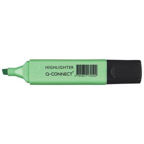 Evidenziatore Pastel Q-Connect 1,5-2 mm verde KF17959 (Conf.10)