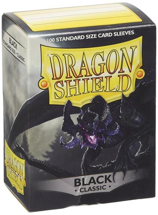 DRAGON SHIELD Proteggi carte standard pacchetto da 100 bustine Black - 6