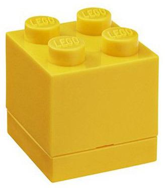 Contenitore LEGO Mini Box 4 Giallo