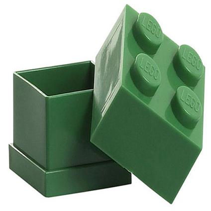 Contenitore LEGO Mini Box 4 Verde