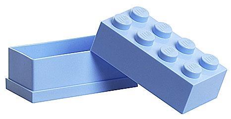 Contenitore LEGO Mini Box 8 Azzurro - 2