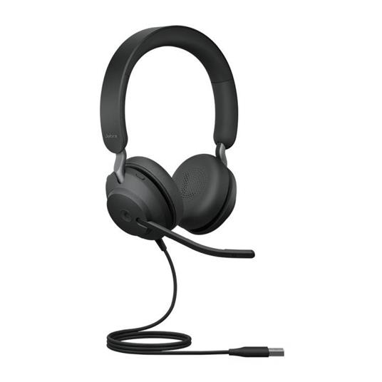 Jabra Evolve2 40, MS Stereo Cuffia Padiglione auricolare USB tipo A Nero -  Jabra - TV e Home Cinema, Audio e Hi-Fi | IBS