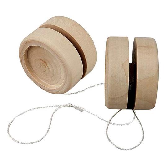 Yo-yo in legno da personalizzare Ø 5 cm x 3 cm