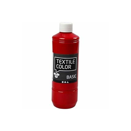 Colore per tessuti, rosso, 500 ml