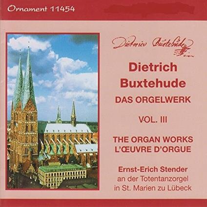 Musica per organo vol.3 - CD Audio di Dietrich Buxtehude