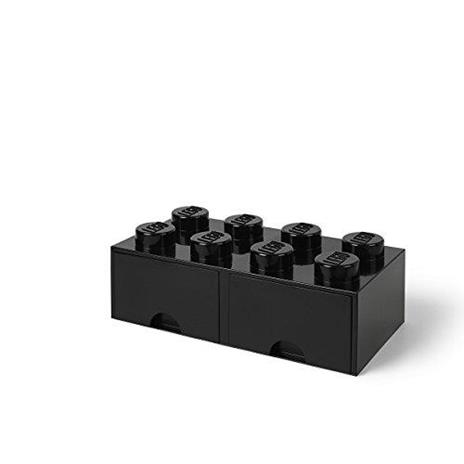 LEGO L4006BL.00 Storage Brick 8 con cassetti, nero - 2