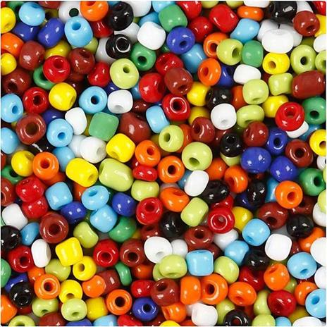 Perline multicolori Ø 4 mm - 130 g