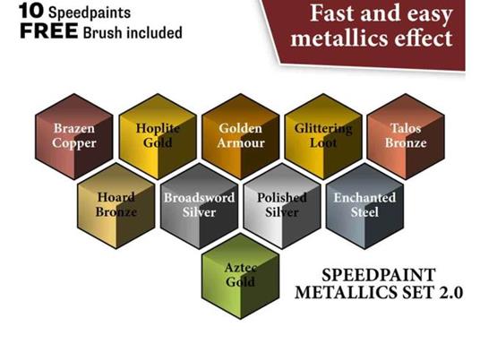 Speedpaint Metallic Set 2.0 Colori Army Painter