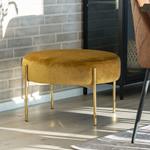 House Nordic Pouf Evie Giallo Senape