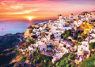 Puzzle da 1000 Pezzi - Sunset Over Santorini - 4