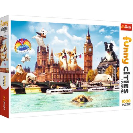 Puzzle da 1000 Pezzi - Funny Cities: Dogs in London