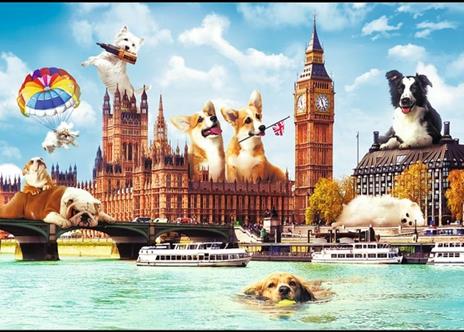 Puzzle da 1000 Pezzi - Funny Cities: Dogs in London - 2