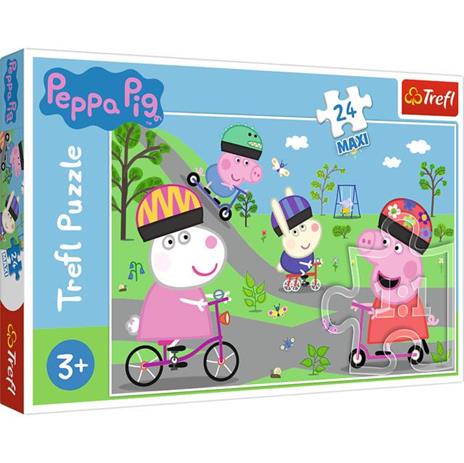 Puzzle da 24 Pezzi Maxi - Peppa Pig: LAttiva Giornata di Peppa - 2