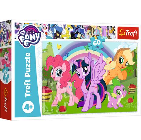 Trefl 60 El. My Little Pony, TÄczowa przyjaLsL [Puzzle]