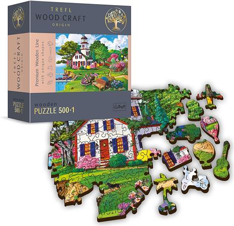 Puzzle da 501 Pezzi Woodcraft - Paradiso Estivo