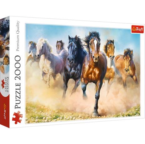 Puzzle da 2000 Pezzi - Galloping Herd of Horses