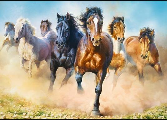 Puzzle da 2000 Pezzi - Galloping Herd of Horses - 2